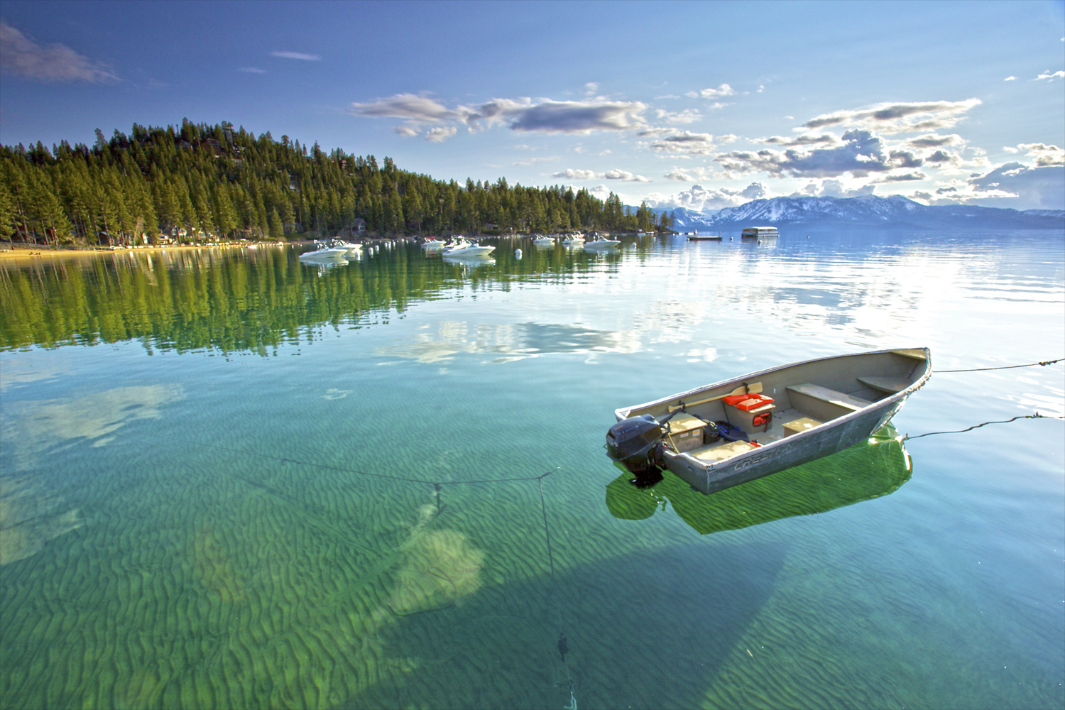 Lake Tahoe’s azure waters are perfect for water sports – or just enjoying relaxing views (© The Landing Resort & Spa).