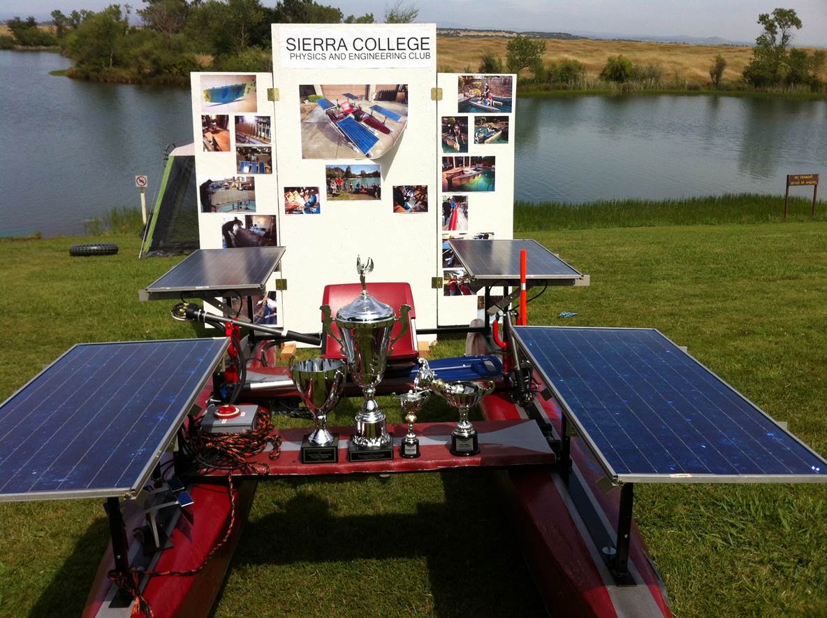 Physics and Engineering Club competed in the SMUD Solar Regatta