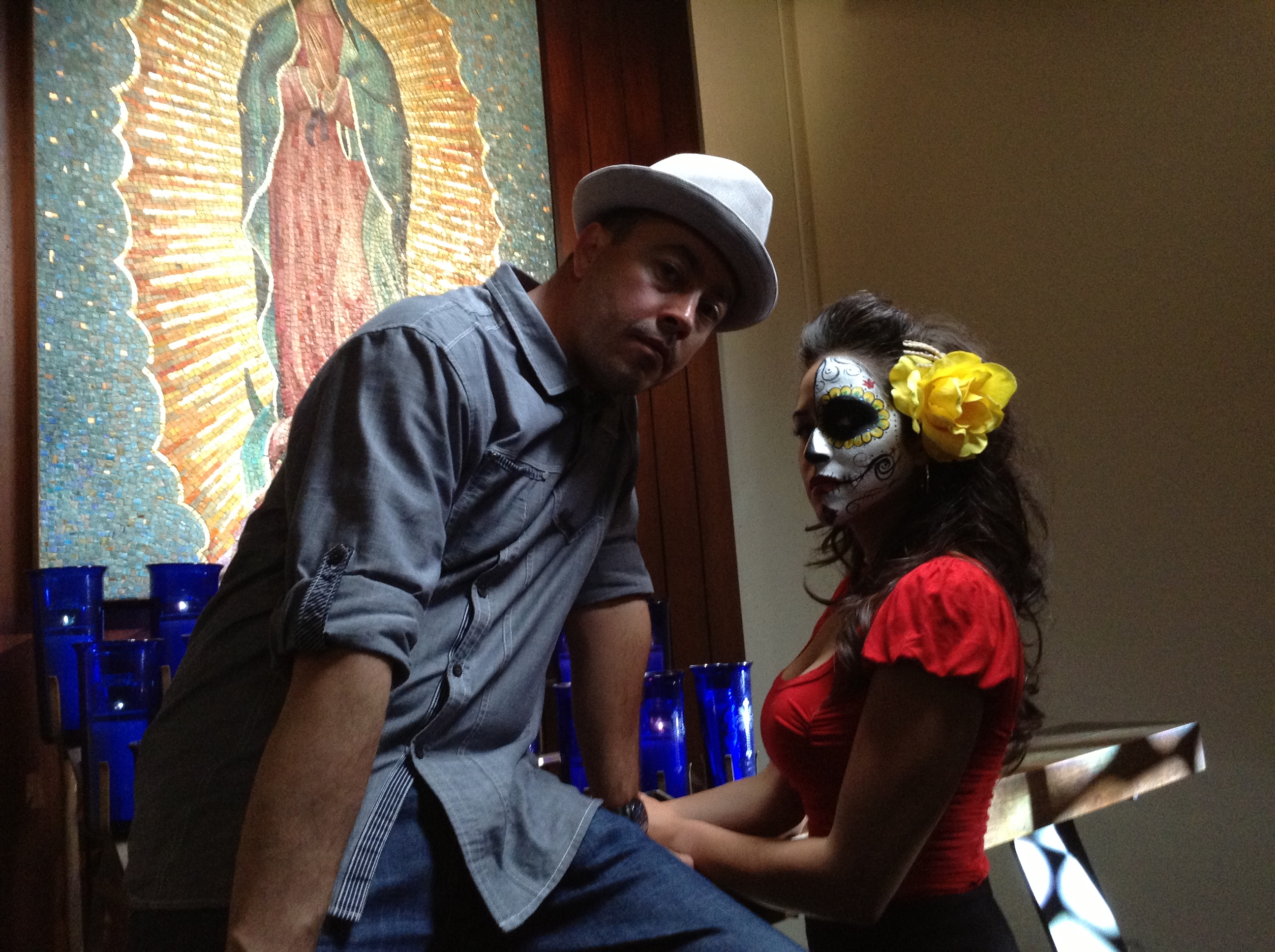 Director Kenneth Castillo with Grace Serrano as La Guapa.