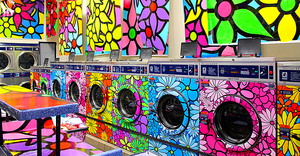 Portraits of Hope - Laundromat/Lavanderia Makeovers with Gain -- photo: Robin Erler