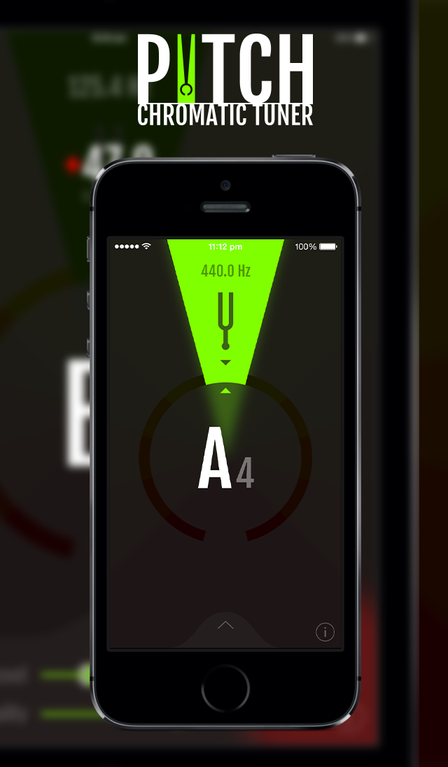 Pitch - Chromatic Tuner App for iOS