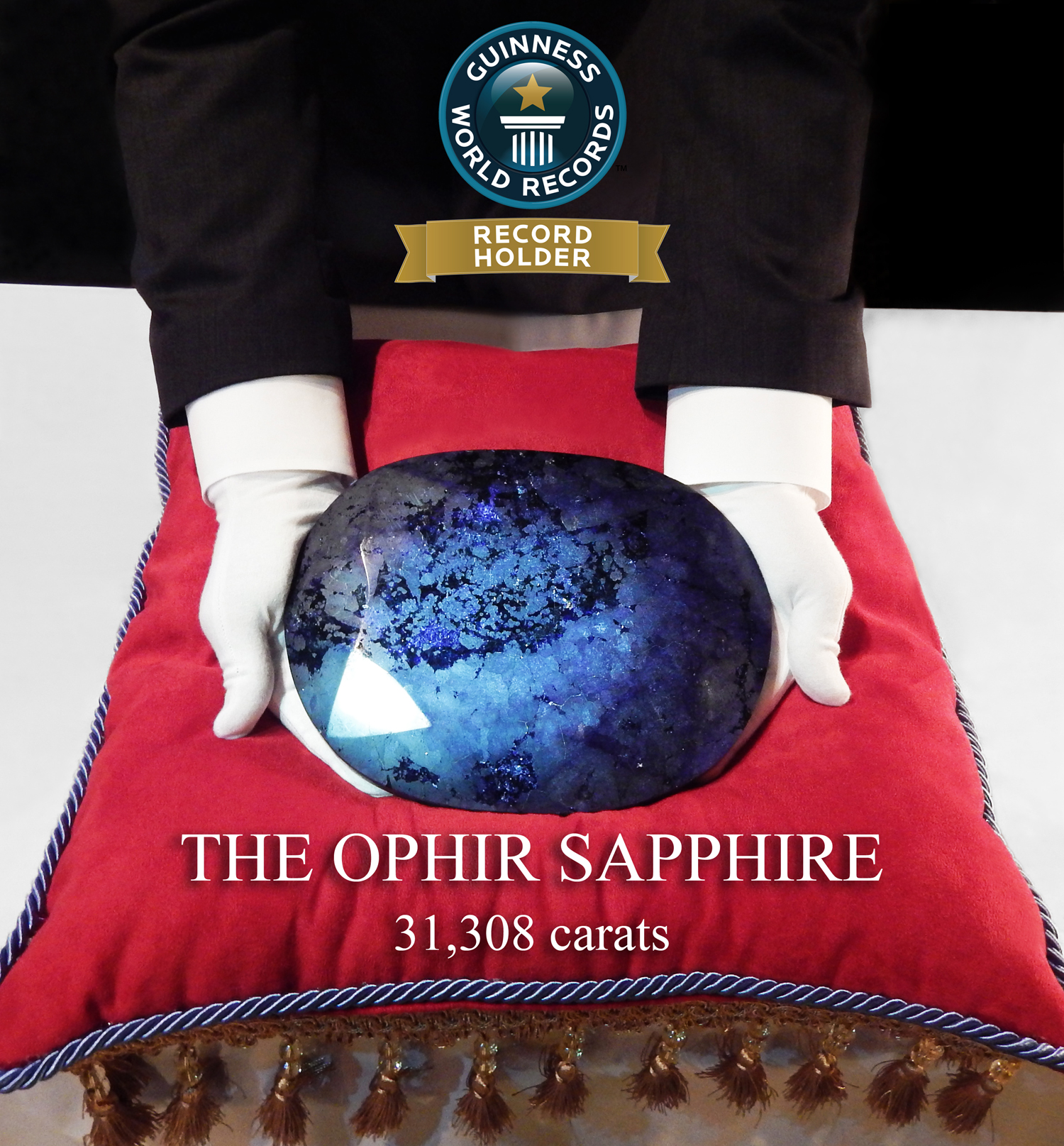 GUINNESS WORLD RECORDS® - World's Largest Faceted Sapphire