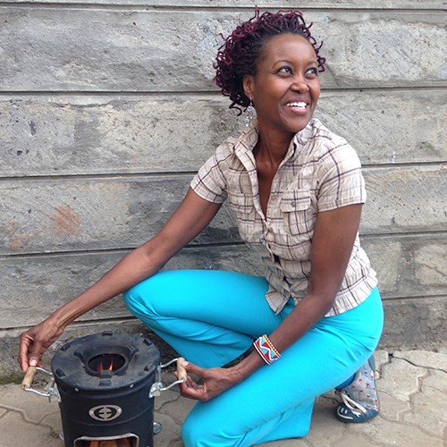 Susan Kamau, Kenya’s most beloved television chef, promotes safe cooking methods as regional culinary ambassador for the Global Alliance of Clean Cook Stoves.
