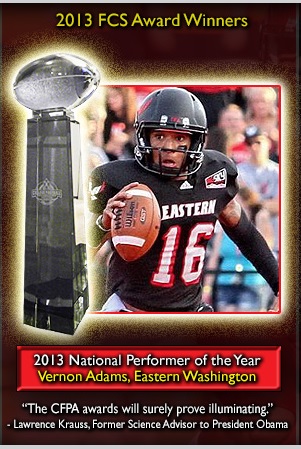 Vernon Adams - CFPA FCS National Performer of the Year