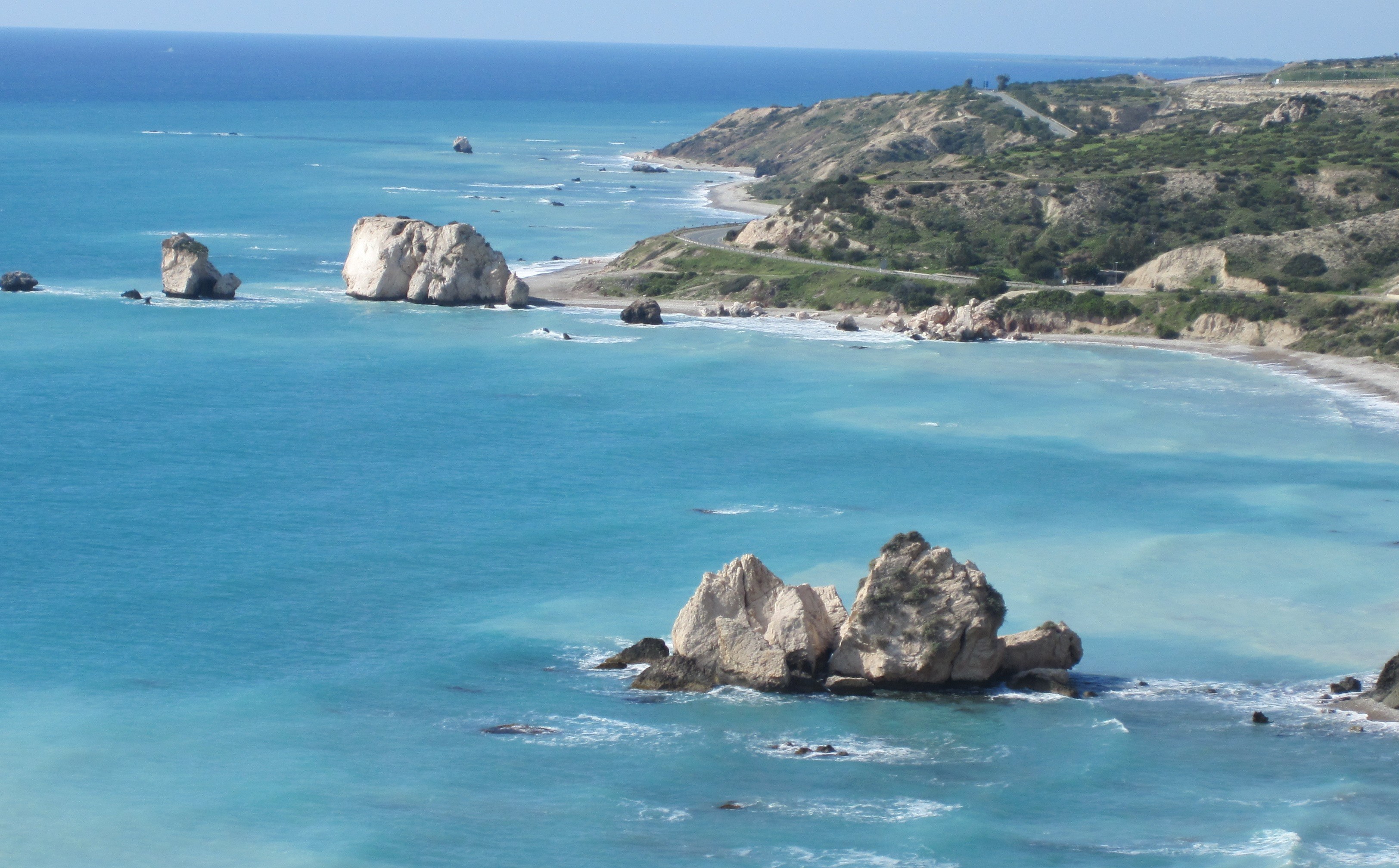 Aphrodite's Rock near Paphos, Cyprus