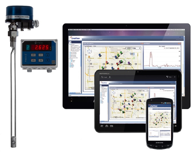 The Pedigree Technologies OneView platform and the Titan Logix TD80 gauging system allow you to remotely monitor fluid levels in mobile tanks.