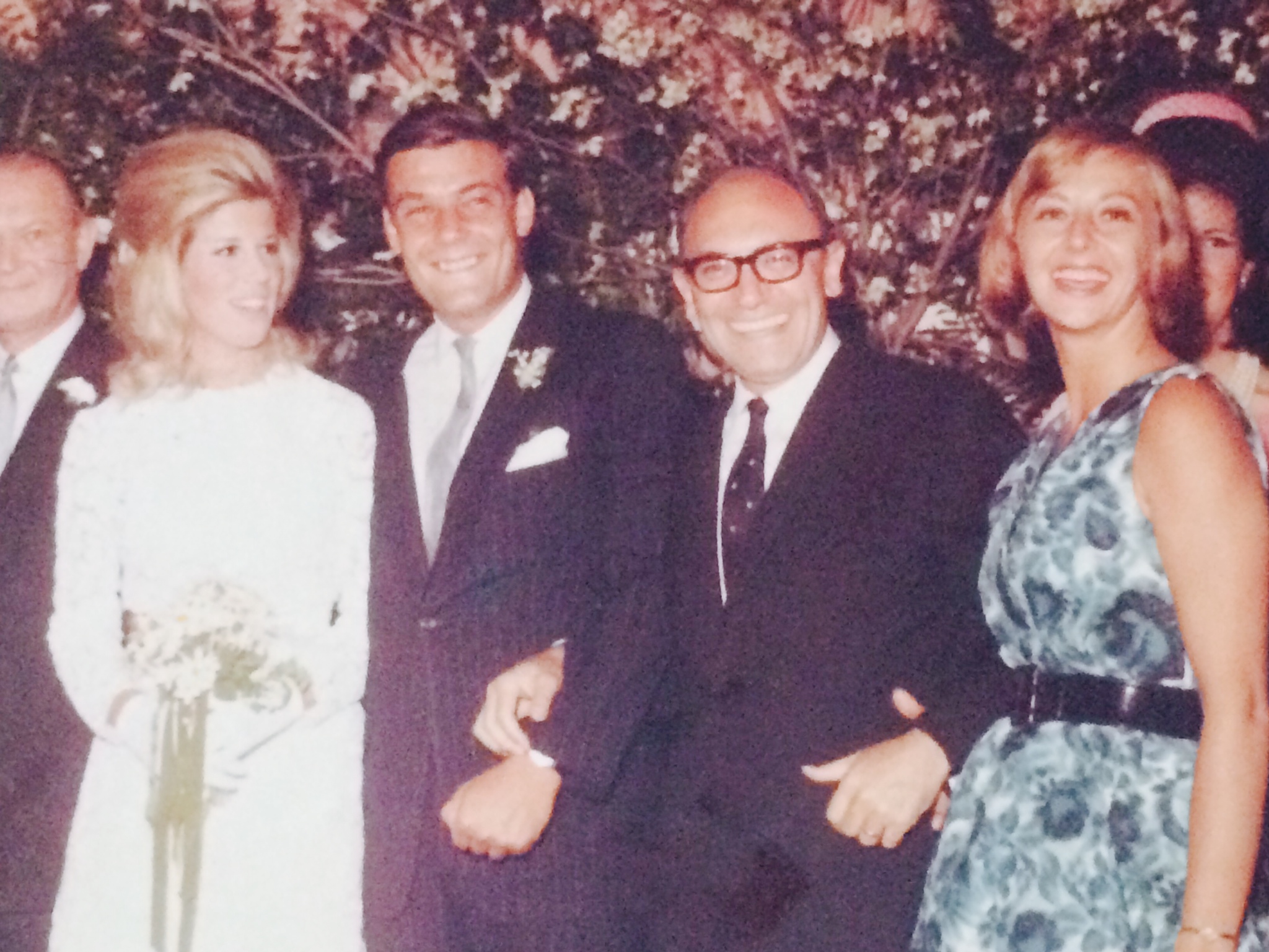 Cheray and Peter Duchin with Russian Tea Room Owners Sidney and Faith (Stewart-Gordon) Kaye in 1964