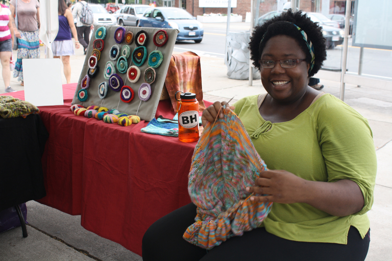 Lady Dye Fiber Arts at the 2013 Boston Handmade Marketplace