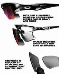 New Oakley Prescription Sunglasses Lens Innovation Available from ADS  Sports Eyewear