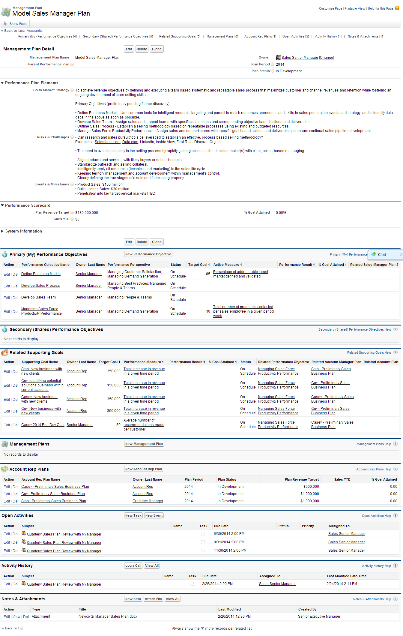 Longitude Sales Manager Plan