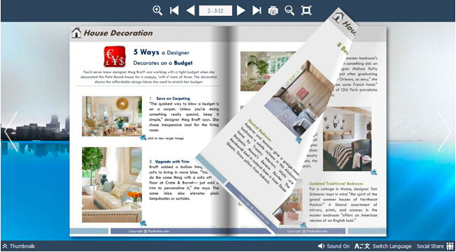 Interactive Page Flip Book