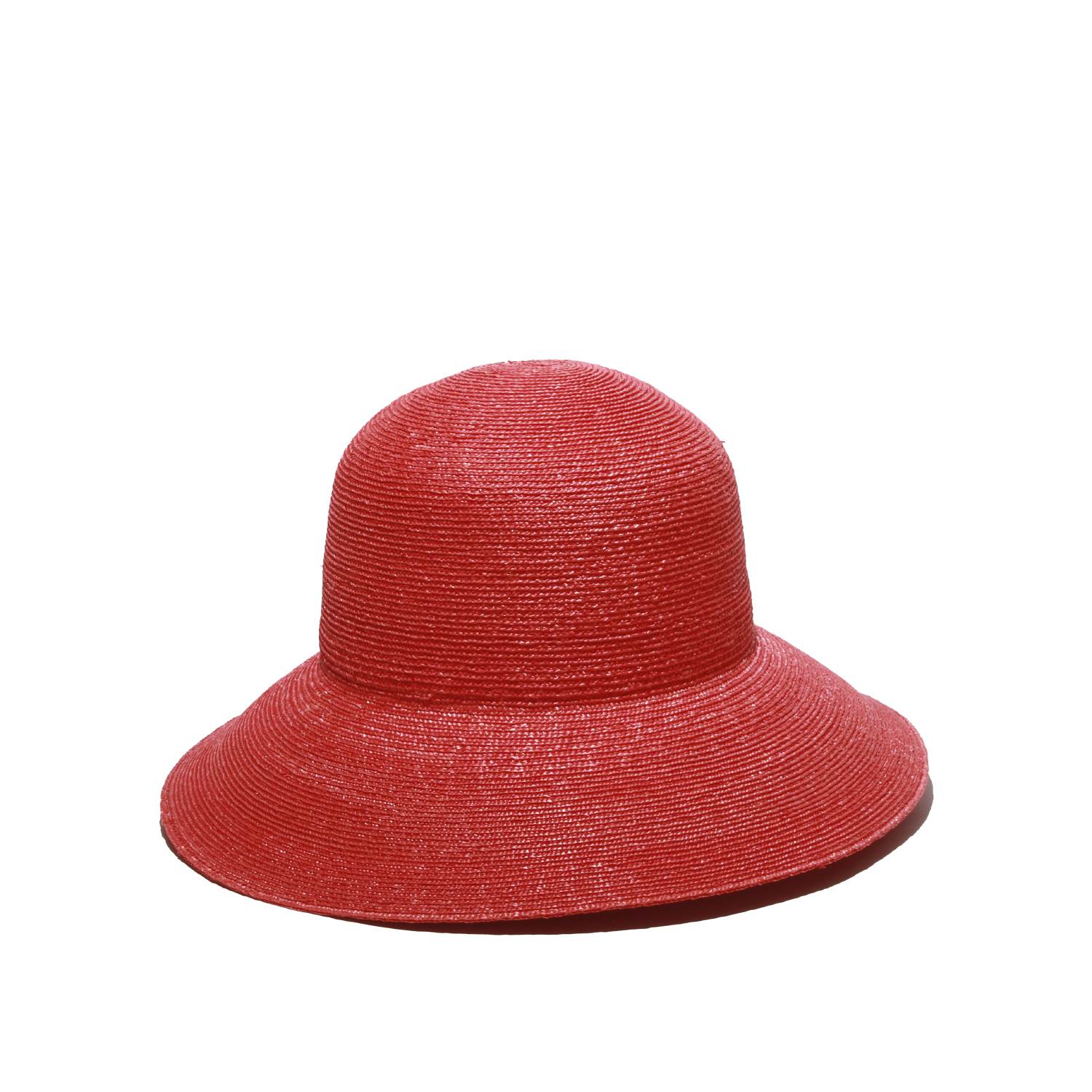 Chloe Red cloche straw hat