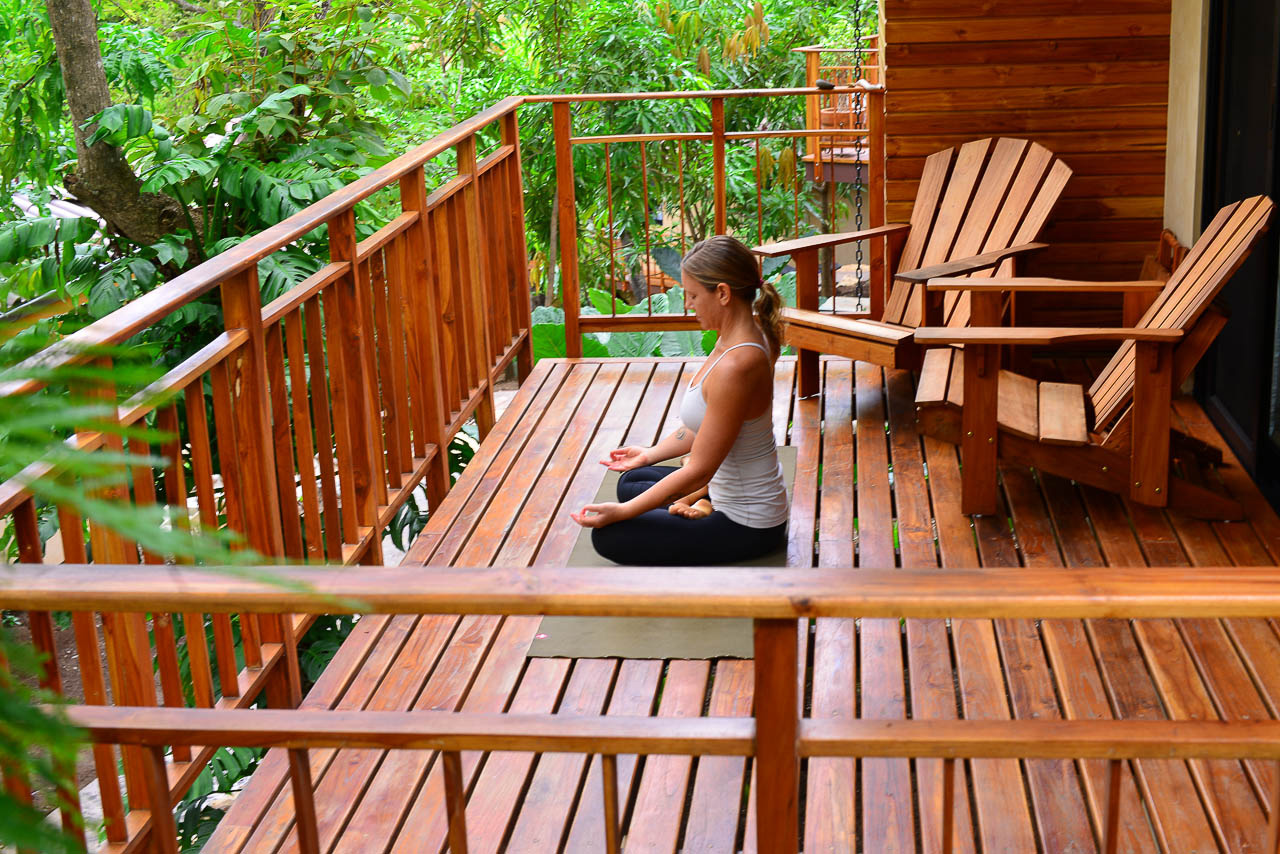 The Nosara Yoga Village offers sacred spaces for meditation and relaxation
