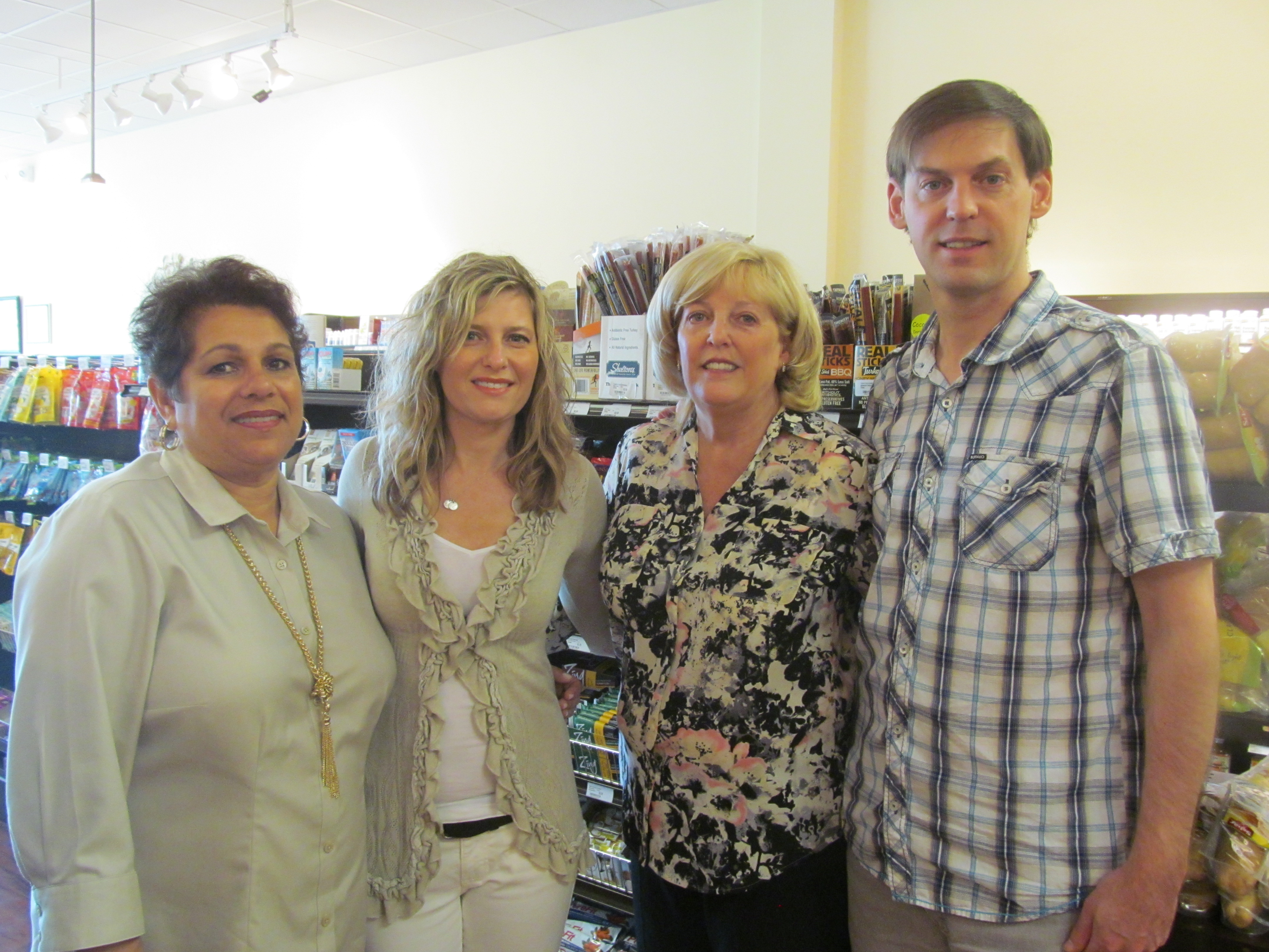 Pictured: Flo Sonneveld, Diana Sourek, Barbara Griffin and Jason Hartrampf.