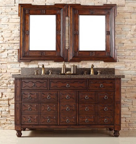 Castilian 60" Double Bathroom Vanity 160-V60D-ACG From James Martin Furniture