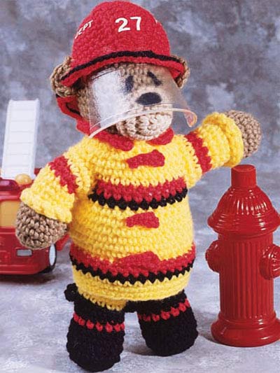 Crochet Fireman Bear