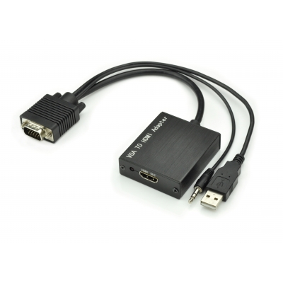 VGA with Audio to HDMI Converter