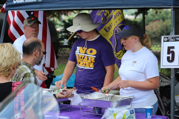 First place winner Pirates' B'arrgh-Be-Cue in the Ray Price Charity Wing Cook-Off