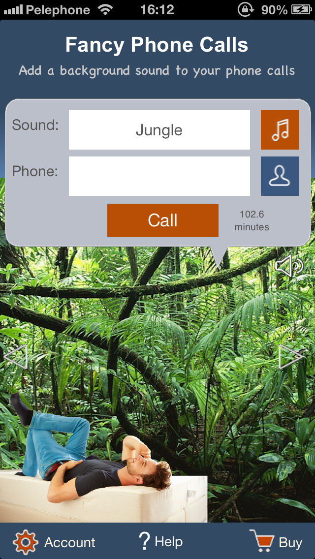 Novelty App Sets Background Sounds to Phone Calls