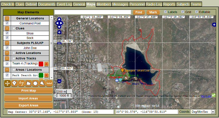 Mission Manager features robust maps with over 107 layers for enhanced situational awareness