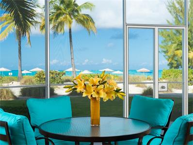 The Tuscany Resort offers screened in porches on all of their oceanfront villas.