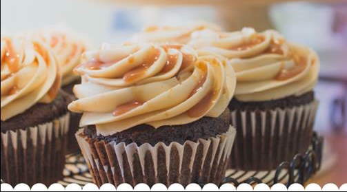 Chocolate Salted Caramel Cupcake from Zoe's Cupcake Cafe in Teaneck, NJ