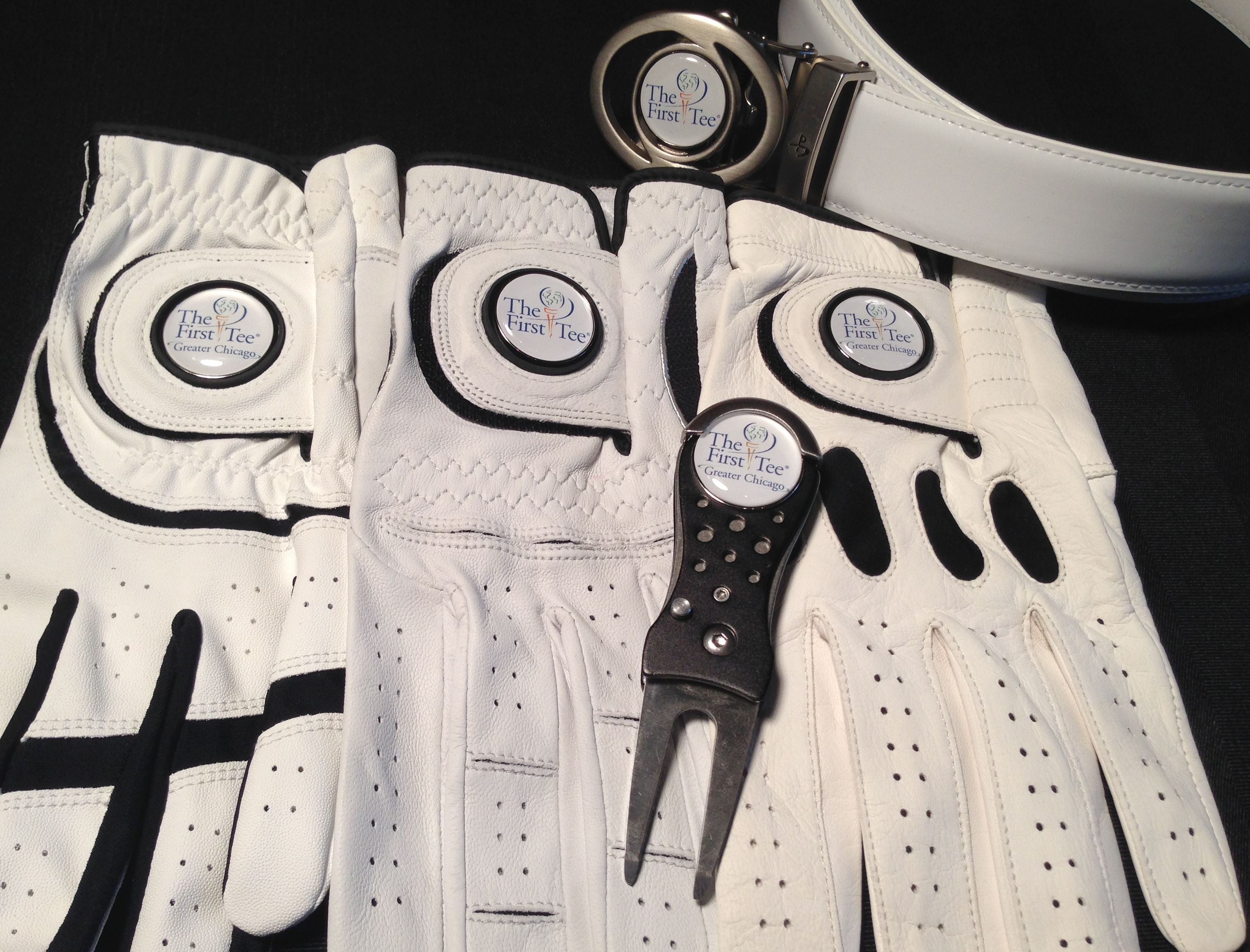 Millennium's First Tee custom logo golf gloves