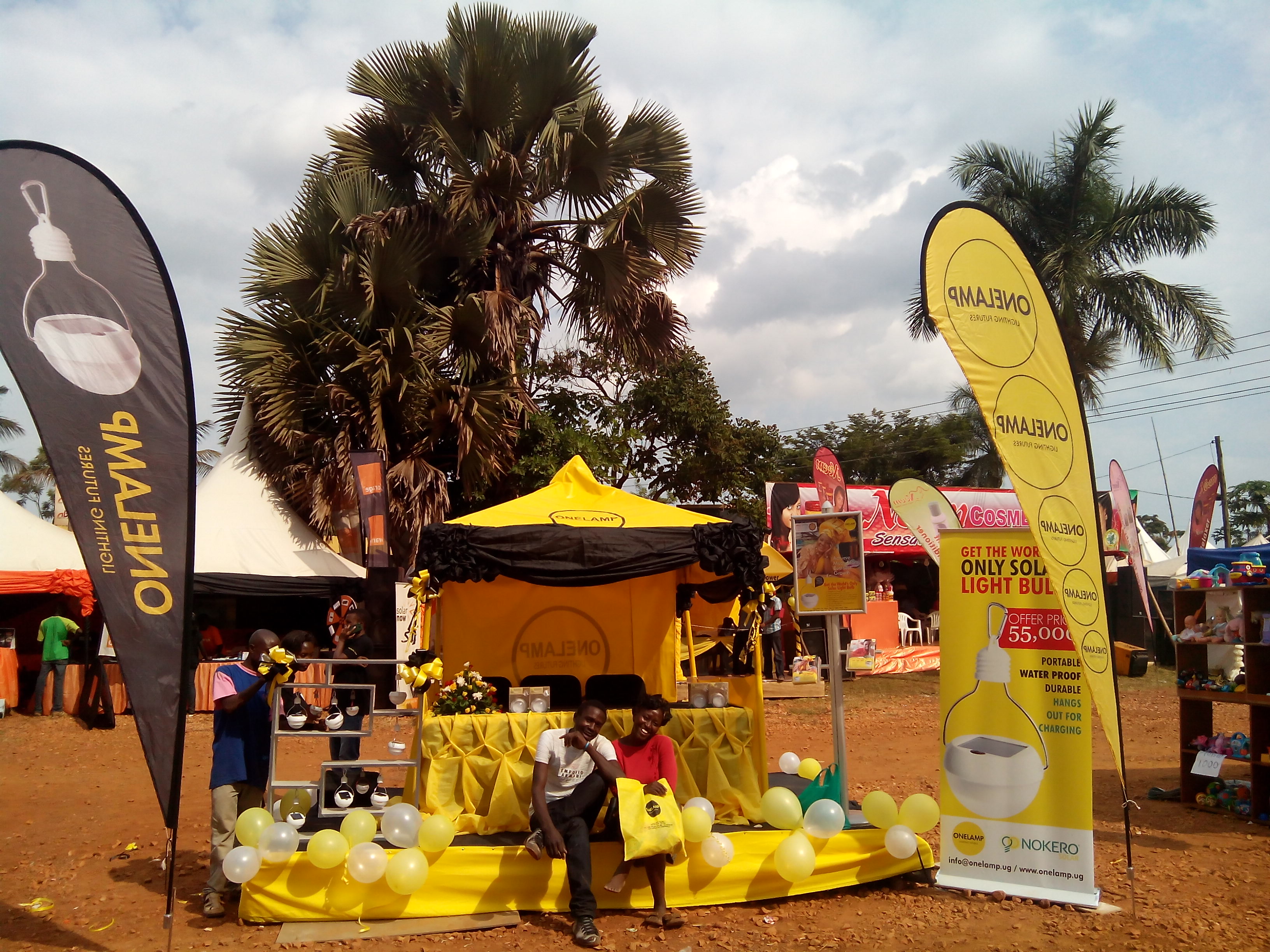 Jinja National Trade Show hosts Onelamp to showcase world's only solar light bulb