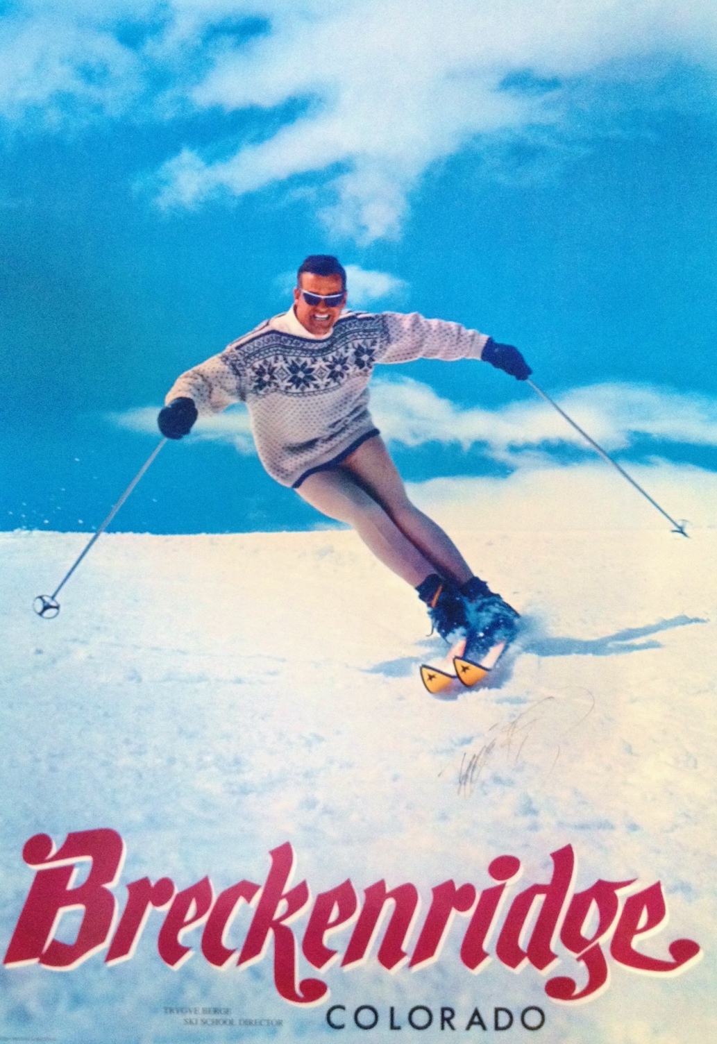 Vintage Trygve Breckenridge Ski Poster