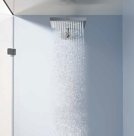 Puravida 400 AIR Rainfall Shower Head with Shower Arm 27437001