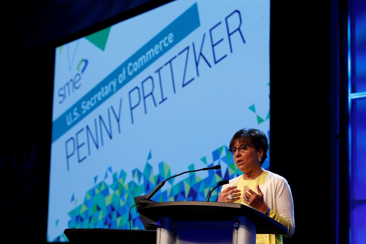 U.S. Secretary of Commerce Penny Pritzker served as the keynote speaker at THE BIG M.