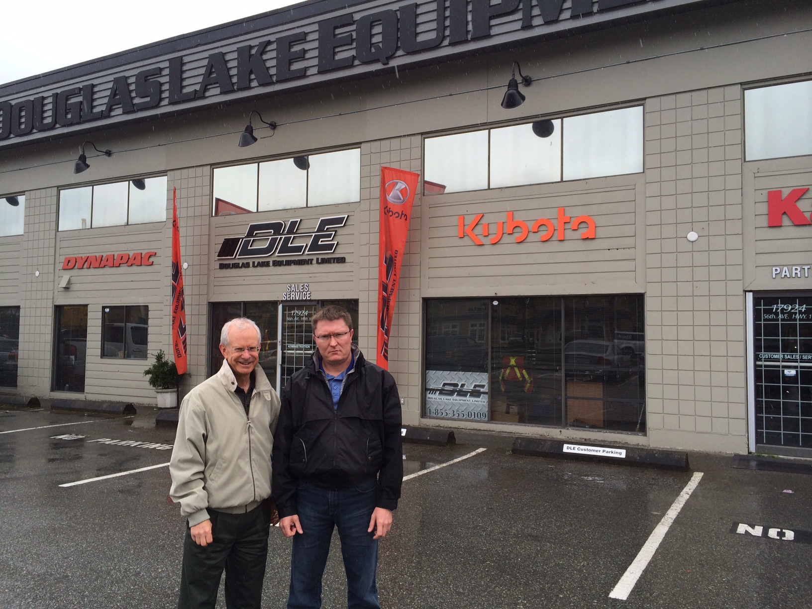 Blair Gourlay and Todd Sevrens at DLE Surrey Branch in British Columbia