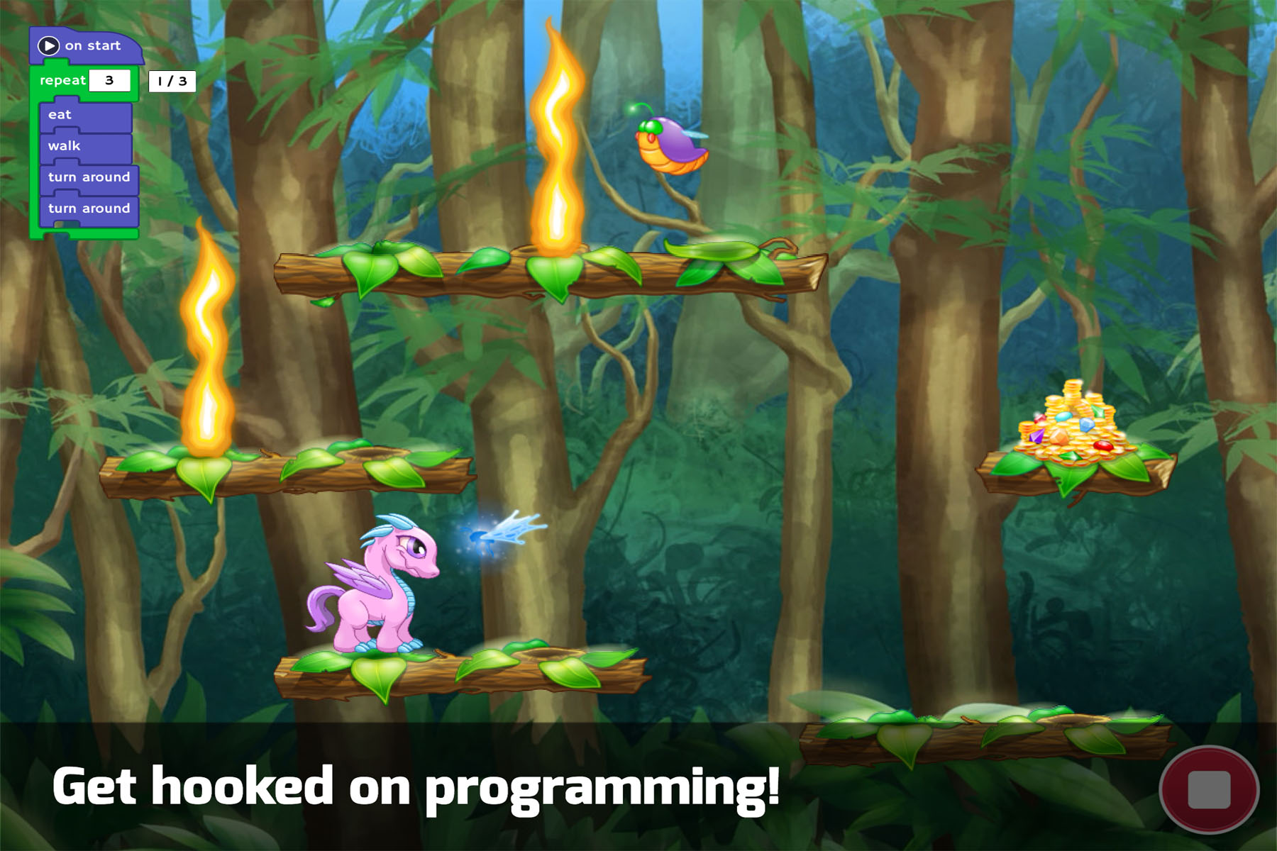 Tynker Dragon Journey Teaches Coding Concepts