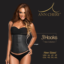 Ann Chery Official Site - Woman Waist Trainer 2023 - Pink & Blue 3 Hooks –  Ann Chery Usa