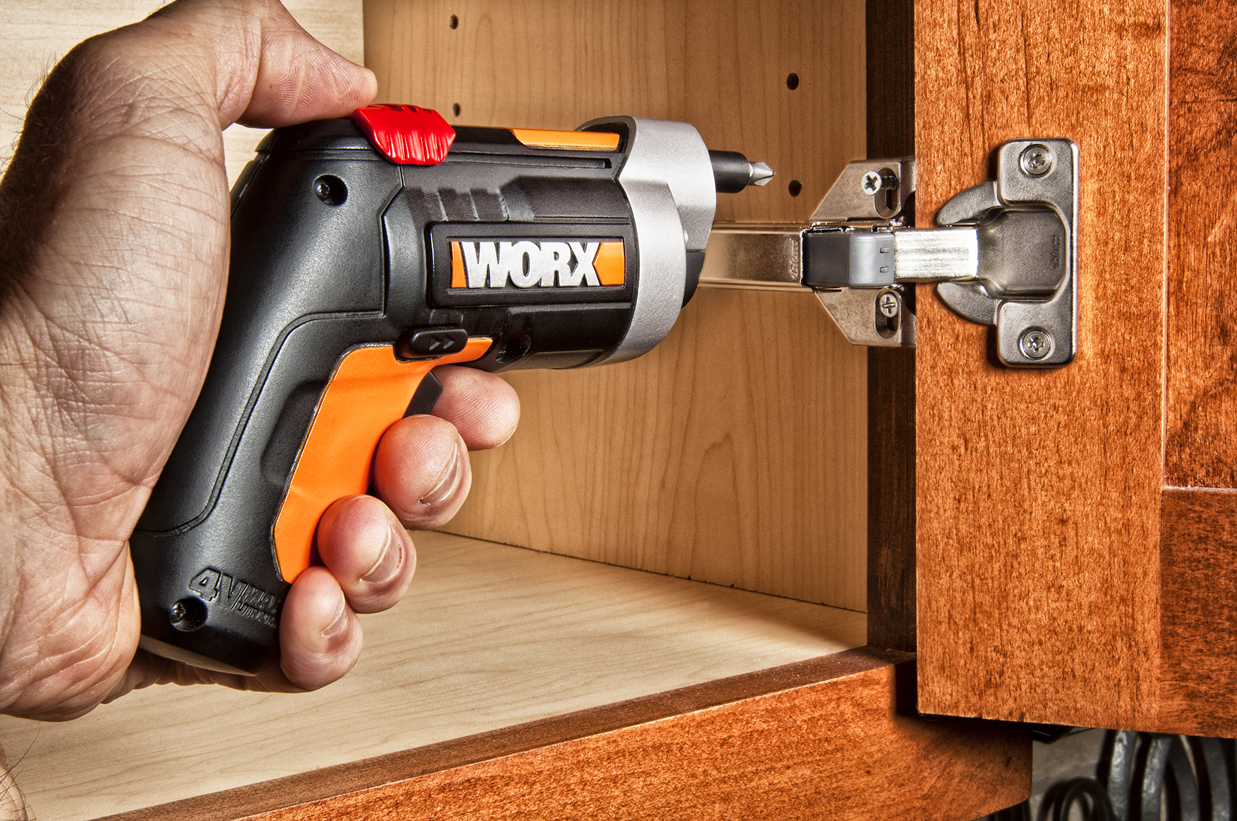 Cabinet hardware installation is easier with WORX XTD Driver