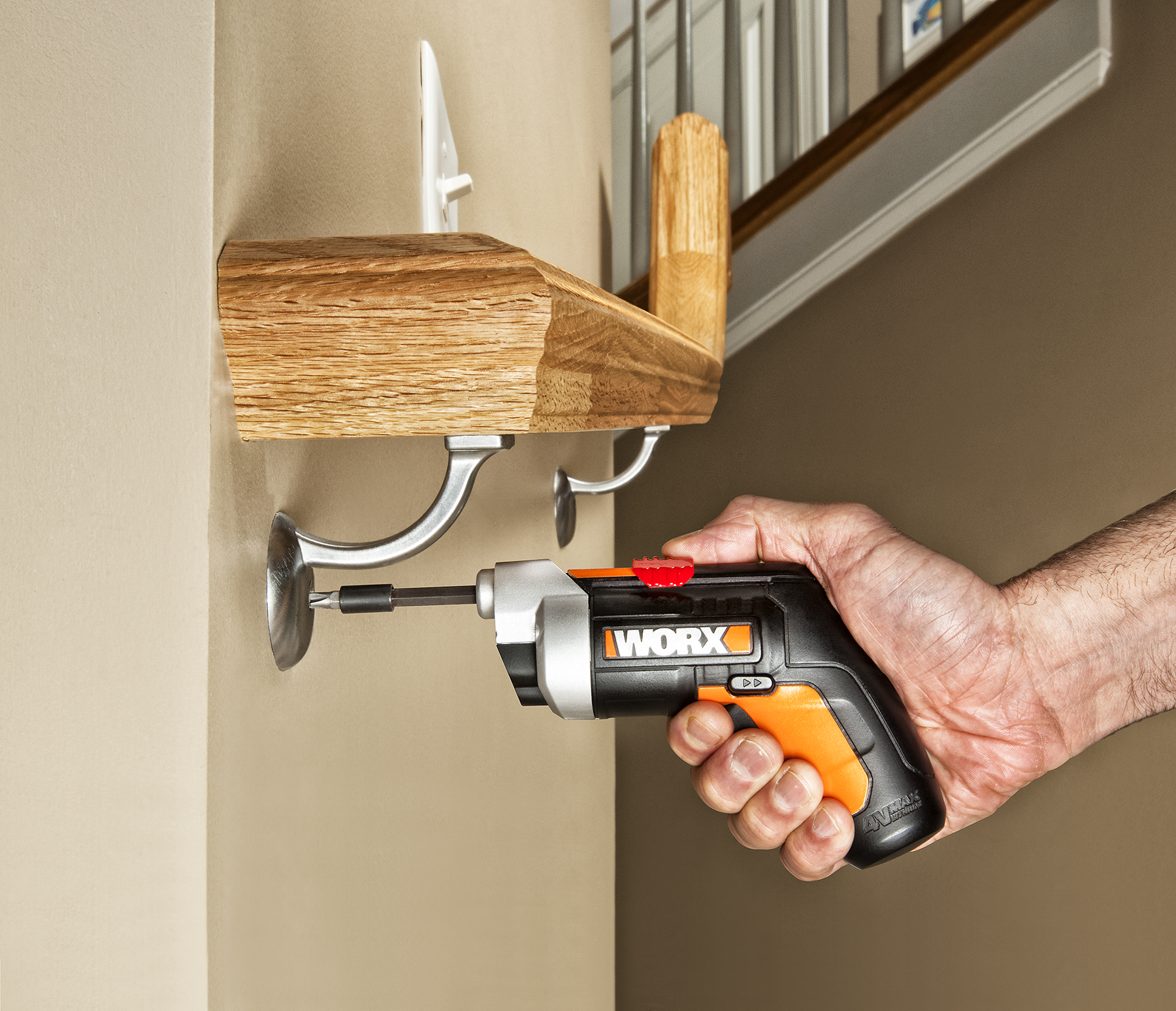 WORX 4V XTD Driver extends to get-to-hard to reach areas