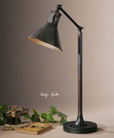 Arcadia Desk Lamp 29335-1 From Uttermost