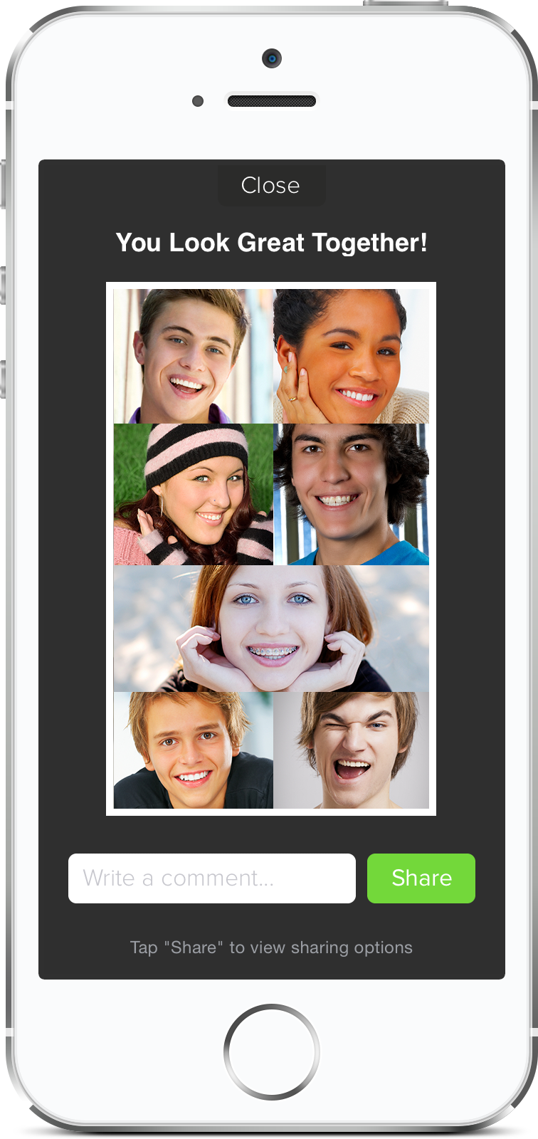 Rounds Multi-User Group Video Chat - 7 People Snapshot