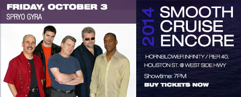 Spyro Gyra headlines the Smooth Cruise Encore in NYC on October 3, 2014 with their Morning Dance 35th anniversary show.