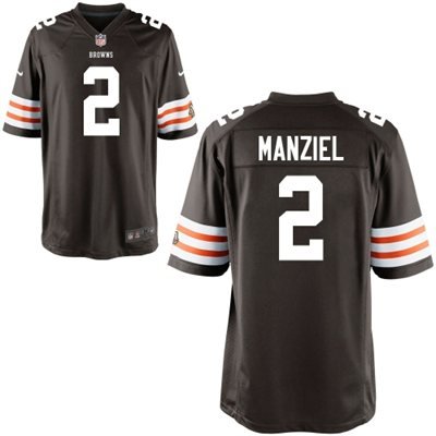 The Cleveland Browns Johnny Manziel jerssy is among the many NFL rookie jerseys available at the new Sports Fan Playground NFL store.