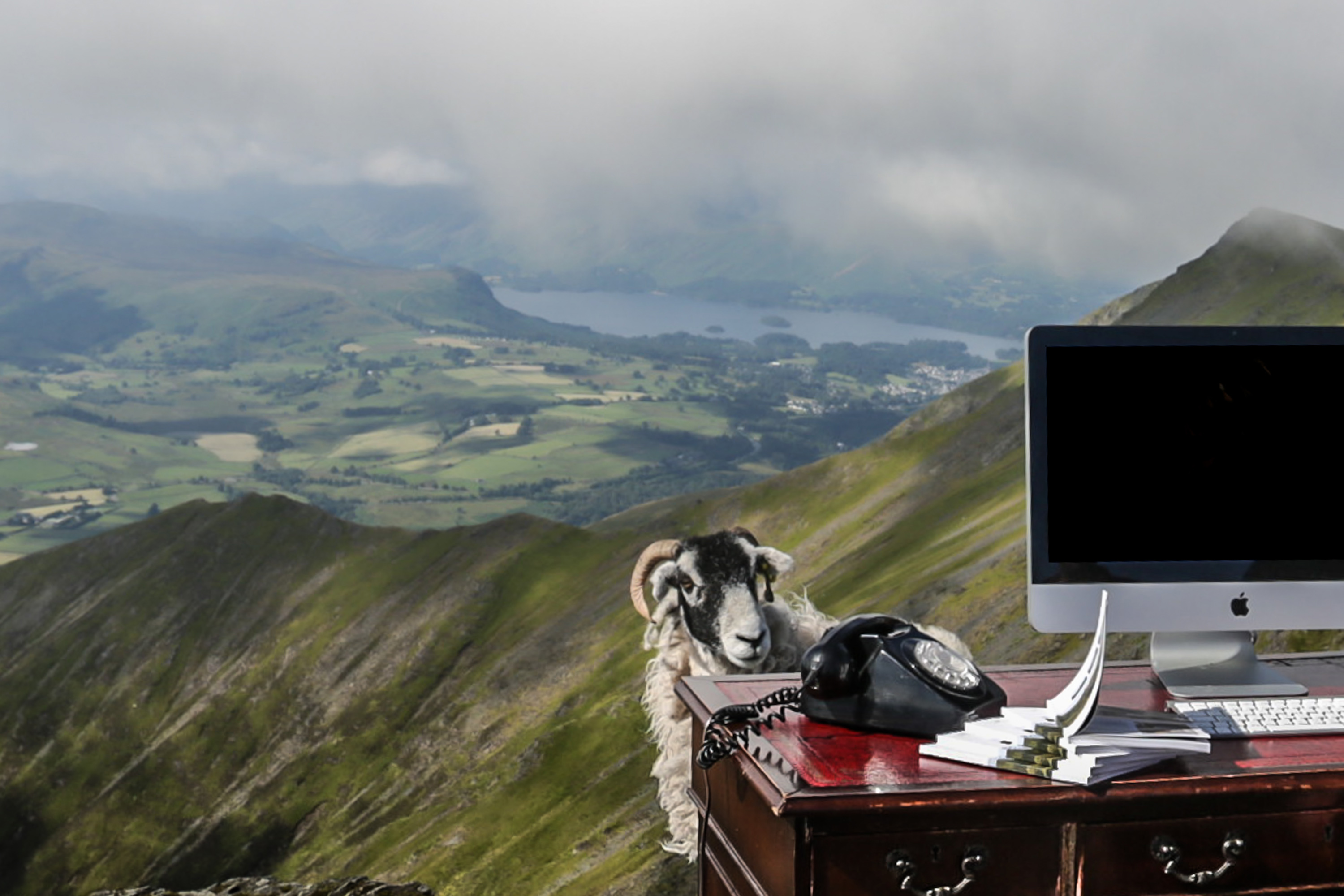 Sally's Cottages Move Their Office Up Blencathra Mountain