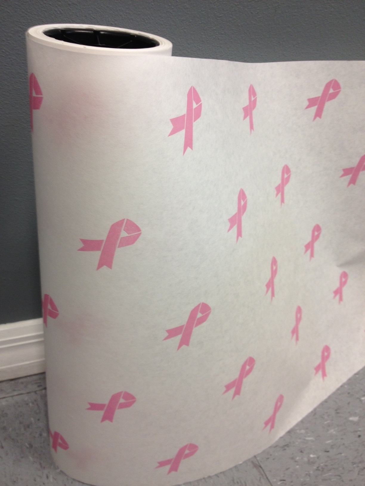 breast cancer icon butcher paper roll