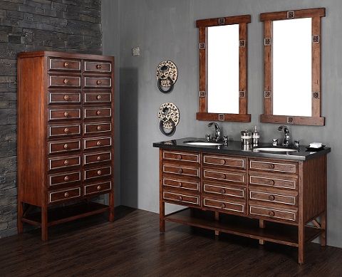 Tacoma 60 Double Bathroom Vanity With Cabinet 350-V60D-SWS from James Martin Furniture