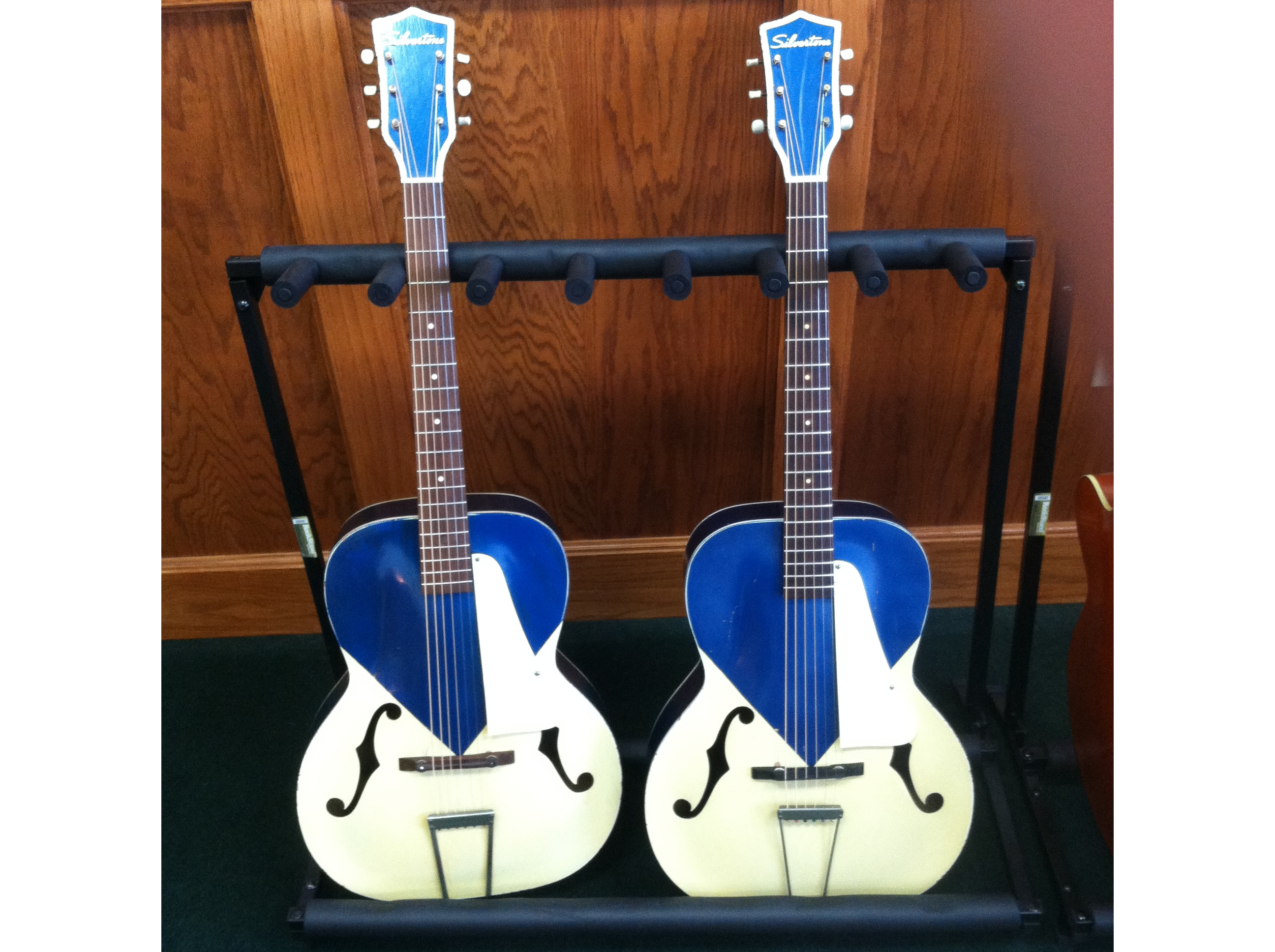 A pair of 1950's Silvertone Guitars