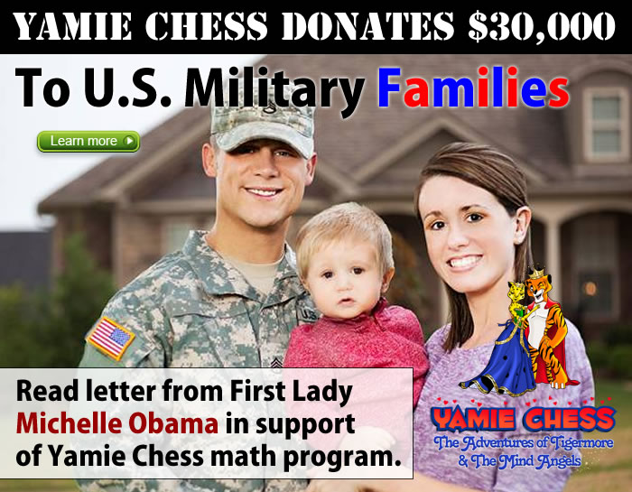 YAMIE Chess donates $30k to U.S. Military Families