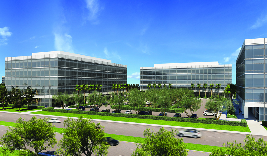 At Santa Clara Gateway, the elite corporate campus includes six five- and six-story buildings across 40 acres of land.