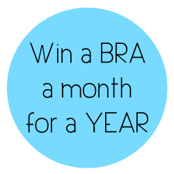 Win a Bra a Month for a Year