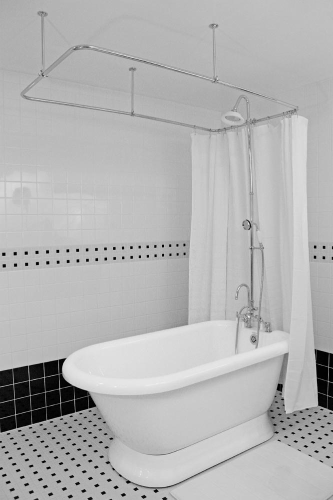 56" Hotel Collection Pedestal Tub & Shower Pack