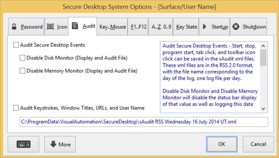 Secure Desktop 8 Audit