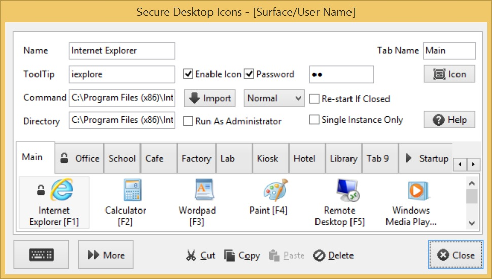 Secure Desktop 8 Icons